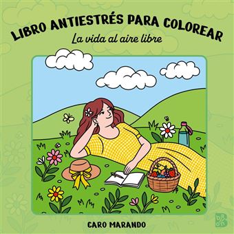 Libro Antiestres Para Colorear-La Vida Al Aire Libre