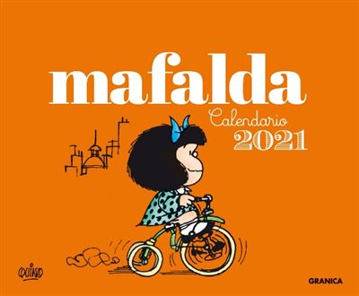 Granica Calendario 2021 mafalda escritorio anaranjado sin caja de