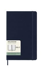 Agenda Moleskine 2026-2027 18 Meses Semanal Large Azul Zafiro Tapa Dura