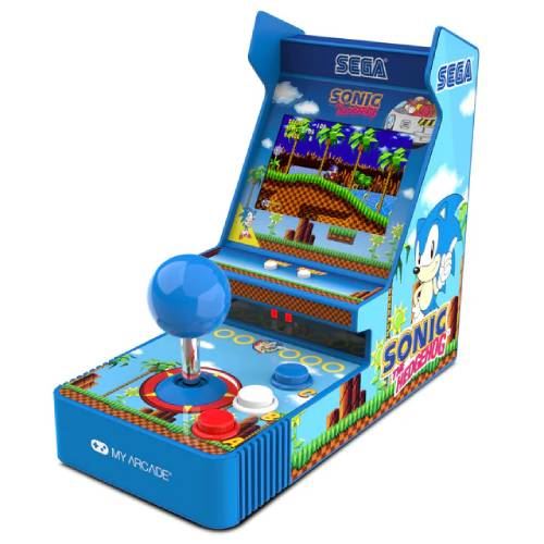 Consola Retro Portátil My Arcade Con Joystick Sonic The Hedgehog Y Sonic The Hedgehog 2