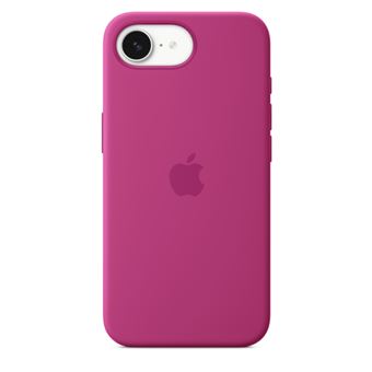 Funda de silicona Apple Fucsia para iPhone 16e