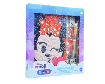 Disney Emoji Diario sequin con lentejuelas reversibles cife 41286