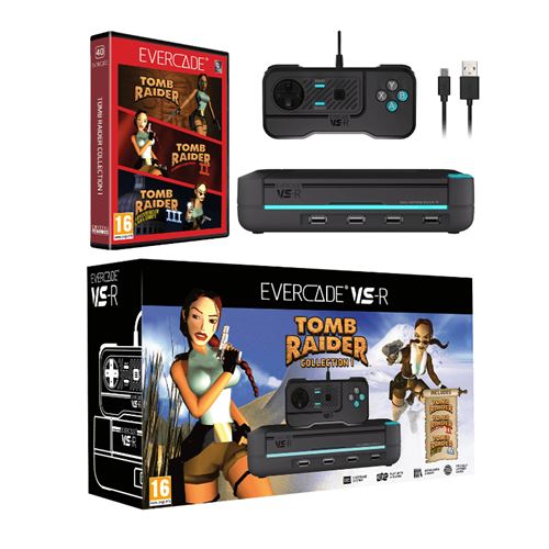 Consola Evercade VS-R + Tomb Raider Collection 1 - Consola - Los