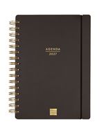 Agenda 16 Meses Finocam Haiku Sep 2026 Dic 2027 E10 155x212 Mm Semana Vista Horizontal Negro Catalán