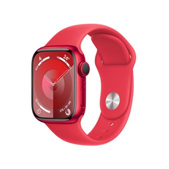 Apple Watch S9 GPS 41mm Caja de aluminio (PRODUCT)RED y correa deportiva (PRODUCT)RED - Talla S/M