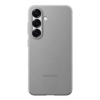Funda Samsung de cuero vegano Gris para Samsung Galaxy S25
