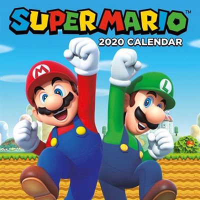 Calendario 2020 30x30 Super Mario