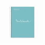 Cuaderno A5 Miquelrius Emotions Cuadrícula 5mm Azul Cielo