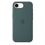 Funda de silicona Apple Verde lago para iPhone 16e