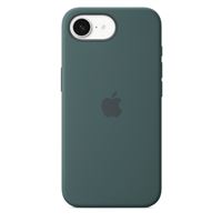 Funda de silicona Apple Verde lago para iPhone 16e