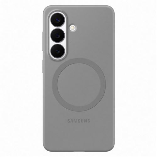 Funda De Silicona Magnética Samsung Gris Para Galaxy S26+