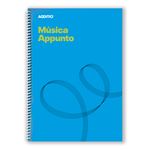 Cuaderno De Música Additio Appunto Azul