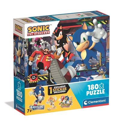 Puzzle clementoni 180 square box sonic 2