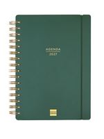 Agenda 16 Meses Finocam Haiku Sep 2026 Dic 2027 E10 155x212 Mm Semana Vista Horizontal Verde Catalán