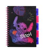Project Book Coolpack B5 100 Hojas Cuadrícula Stitch Black Tropical