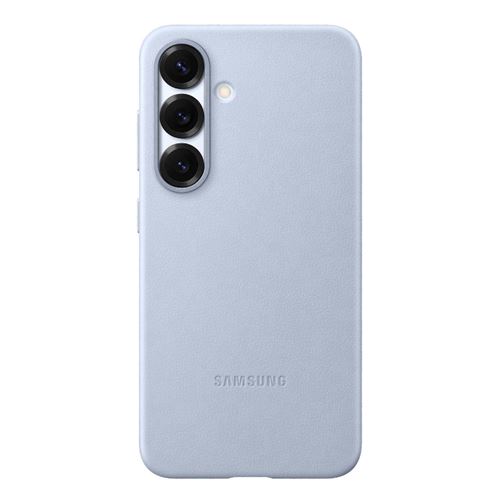 Funda Samsung De Cuero Vegano Azul Claro Para Samsung Galaxy S25