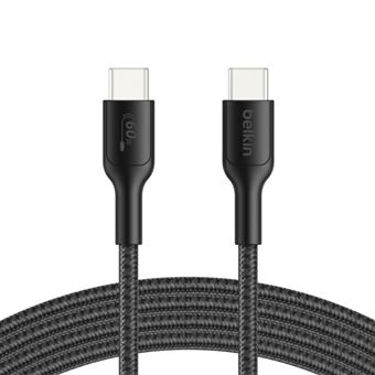Cable trenzado Belkin USB-C a USB-C 60W 2m para Switch 2