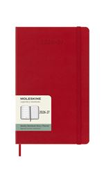 Agenda Moleskine 2026-2027 18 Meses Semanal Large Rojo Escarlata Tapa Dura