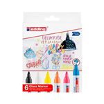 Set De 6 Rotuladores Edding 95 Para Vidrio
