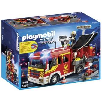 Playmobil City Action Camión de bomberos con luces y sonido