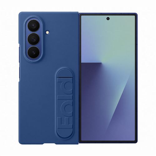 Funda De Silicona Samsung Azul Y Protector De Pantalla Para Galaxy Z Fold7