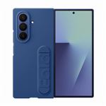 Funda de silicona Samsung Azul y Protector de pantalla para Galaxy Z Fold7