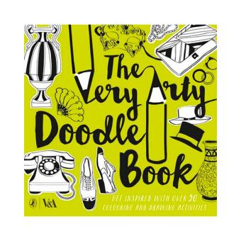 Very arty doodle book, the
