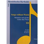 Mendelssohn. songs without words for piano iii