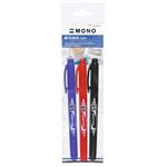 Pack 3 Rotuladores Permanentes Doble Punta Mono Twin Tombow