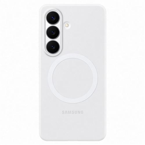 Funda De Silicona Magnética Samsung Blanca Para Galaxy S26+
