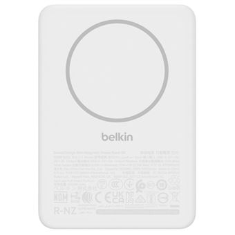 Powerbank magnética y delgada Belkin BoostCharge 5000mAh Blanco