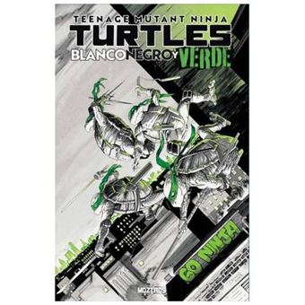 Tmnt-Blanco Negro Y Verde