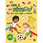 Viva El Futbol-Libro Para Pegar Y Colorear