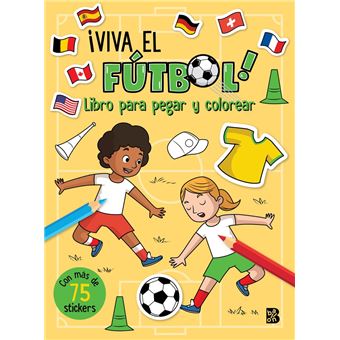 Viva El Futbol-Libro Para Pegar Y Colorear