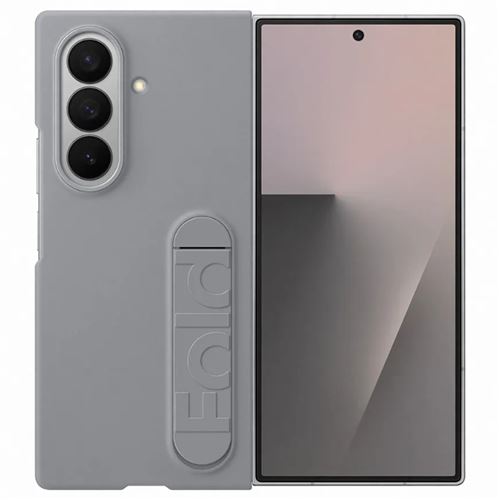 Funda De Silicona Samsung Gris Y Protector De Pantalla Para Galaxy Z Fold7