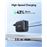 Cargador de pared compacto Baseus EnerCore CJ11 Fast Charger 3C 67W EU con cable retráctil USB-C Negro