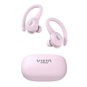 Auriculares inalámbricos  Vieta Pro Silence, Bluetooth 5.3, ANC, Autonomía  de hasta 20hs, Rosa
