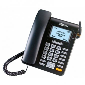 Teléfono Maxcom MM28D Negro