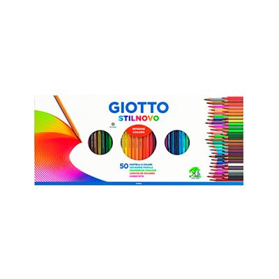 Set 50 lápices + 1 sacapuntas Giotto Stilnovo