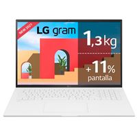 Portátil LG Gram 17Z90P-G.AA79B Intel Core i7 1165G7, 12GB RAM, 1 TB SSD, Intel Iris Xe, Windows 10, 17" WQXGA