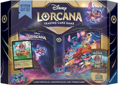 Disney lorcana trading card game stitch collector's gift set azurite sea