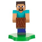Soporte mini para auriculares Cable Guys Minecraft Steve Holdems 11cm