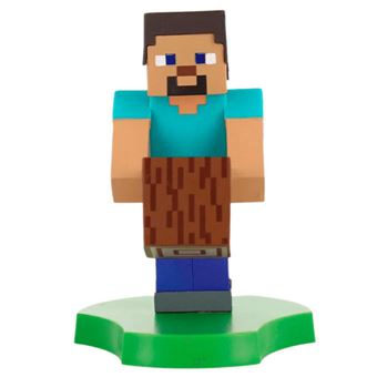 Soporte mini para auriculares Cable Guys Minecraft Steve Holdems 11cm
