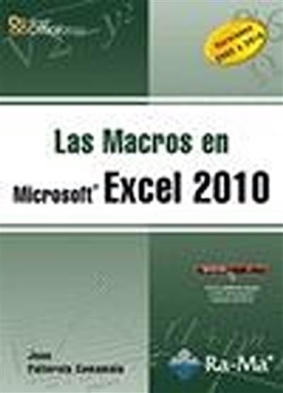 Las Macros En excel 2010 tapa blanda libro versiones 2003 a de joan pallerola