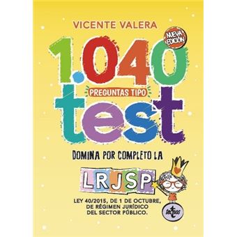 1040 preguntas tipo test lrjsp