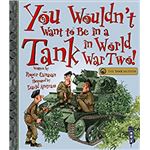 In a tank in world war II