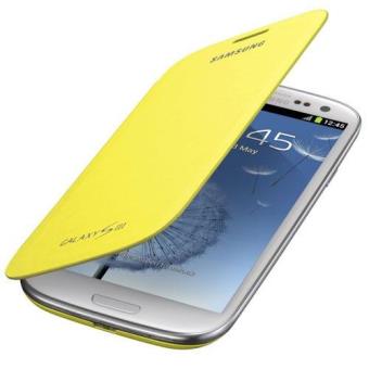 Samsung Funda FlipCover amarilla para Galaxy S3 mini