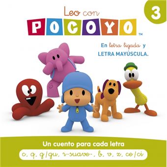 Pocoyó. Lectoescritura 3 - Un cuento para cada letra c, q, g