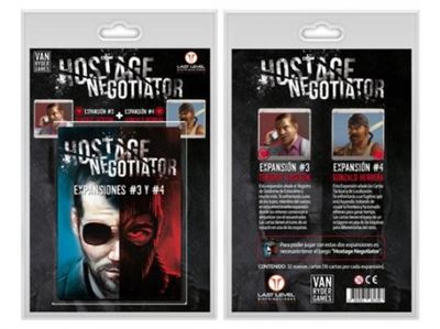 Juego de mesa hostage el negociador - expansiones 3 y 4