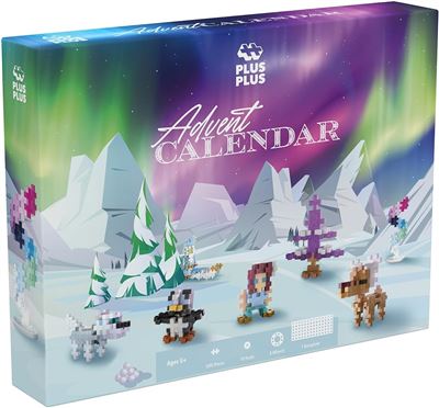 Calendario de adviento de aurora del norte